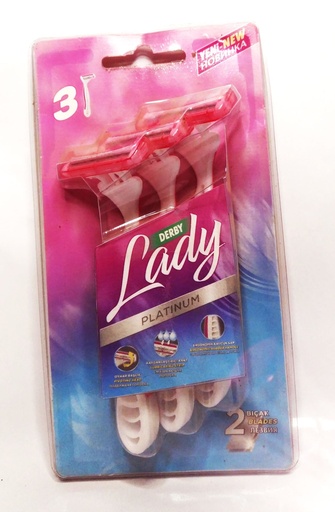 DERBY LADY PLATINUM 2 BLADES