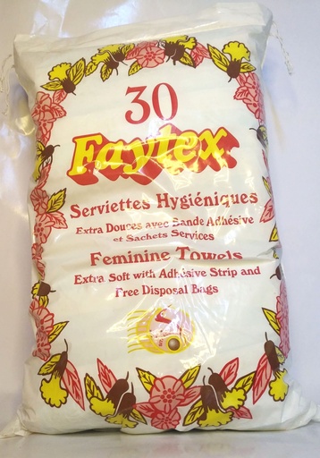 FAYTEX 30 SERVETTES HYGIENIQUE