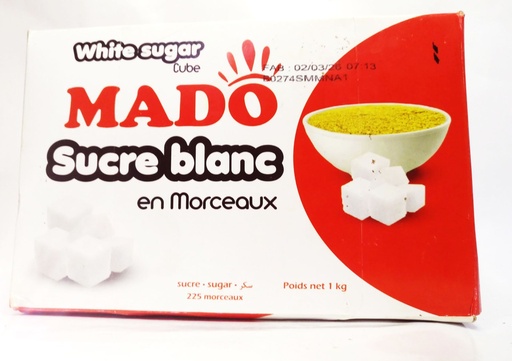 MADO SUCRE   BLANC 1KG