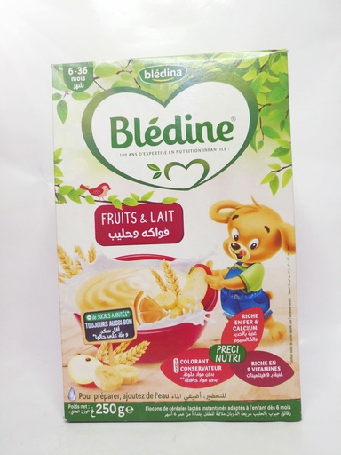 BLEDINE FRUIT ET LAIT 250G