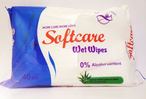 SOFTCARE LINGETTE 40PCS