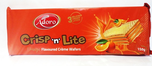 CRISP LITE ORANGE FLAVOURED 150G