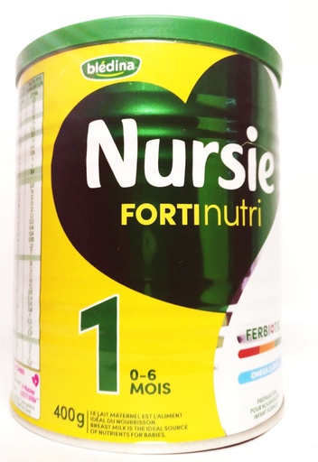NURSIE FORTINUTRI 1 0-6 MOIS 400G