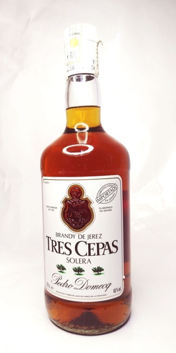 TRES CEPAS SOLERA BRANDY DE JEREZ 1L